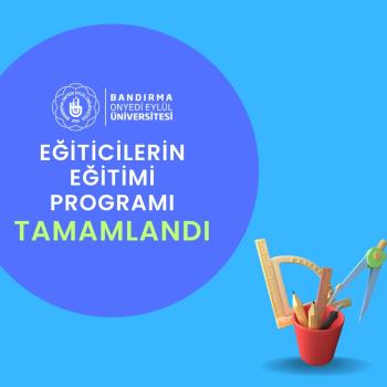 Eğiticilerin Eğitimi Programı Tamamlandı