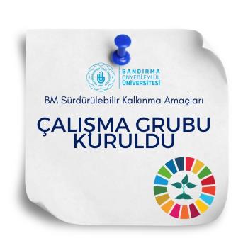 BM Sürdürülebilir Kalkınma Amaçları Çalışma Grubu Kuruldu