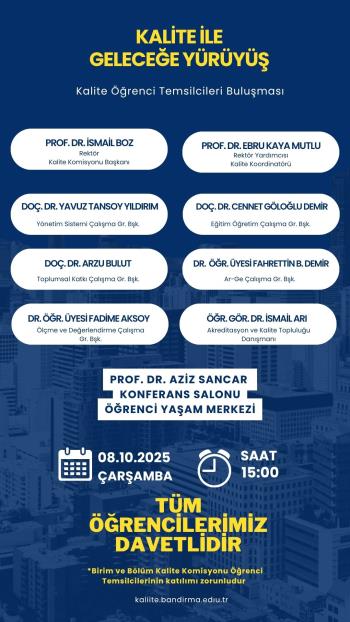 Rektör Öğrenci Buluşması Gerçekleştirilecektir.