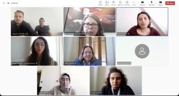 An information sharing meeting was held with Galata University.